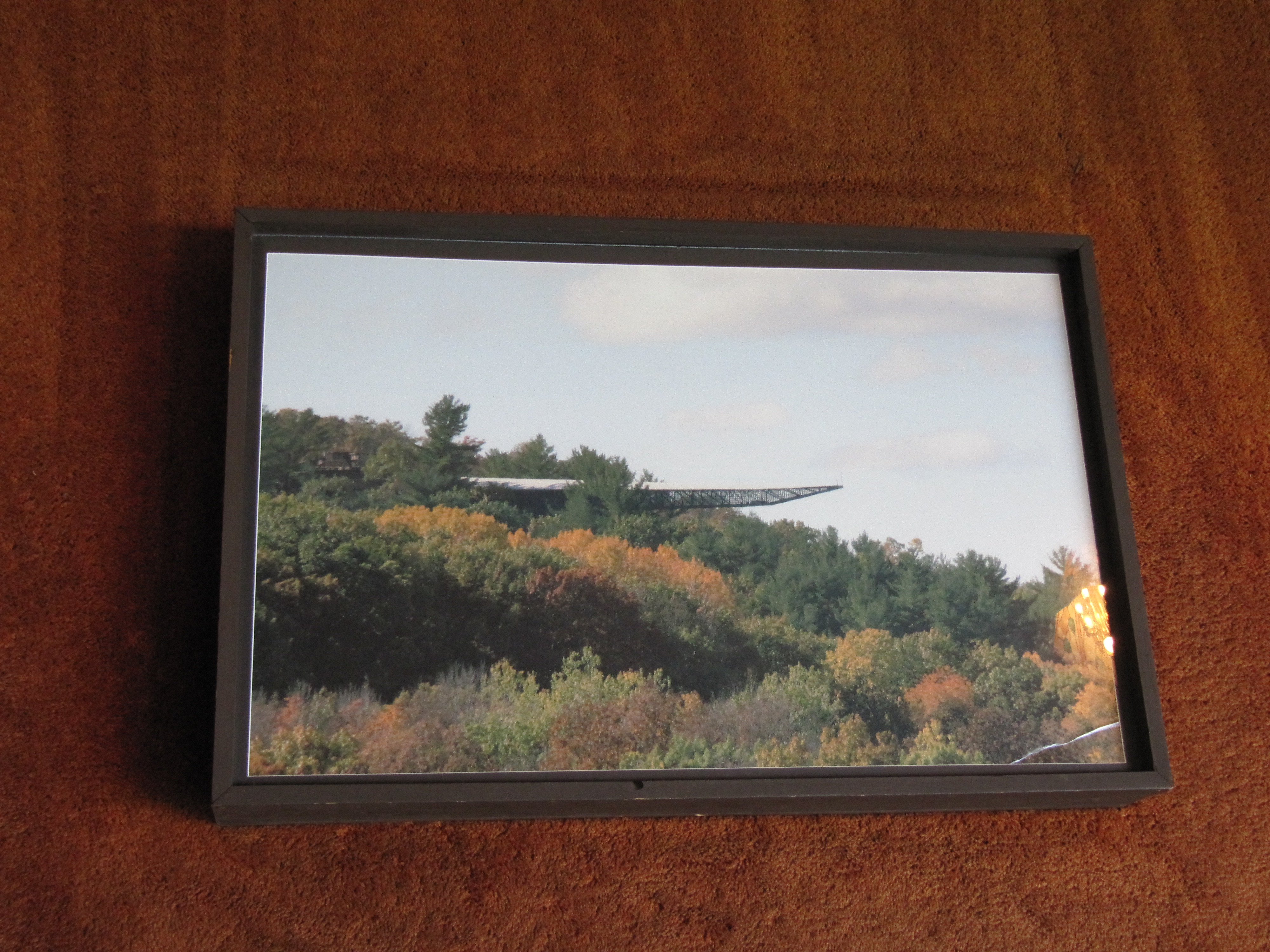 Photo of a photo of the infinity room exterior